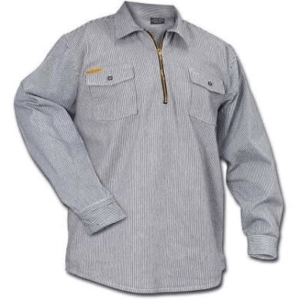 cutters-supply-long-sleeve-half-zip-hickory Long Sleve Half Zip Hickory